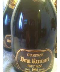 Champagne magnum Dom Ruinart Rosé 1986