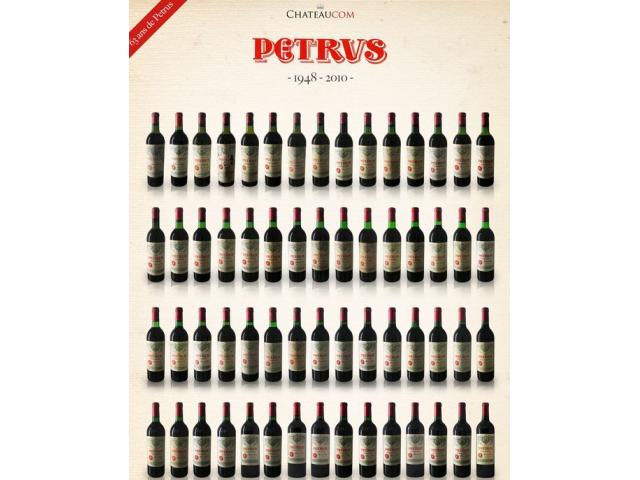 Verticale Pétrus 1948 à 2010