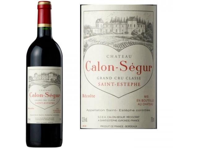 6 bouteilles de Château Calon Segur 2011