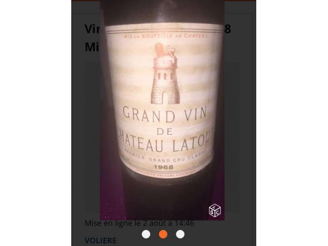 Grand vin de Châteaux l'atour premièr grand cru classé 1968