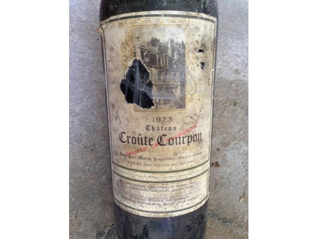 4 bouteilles de vin (1973 - 1985 - 2005 - 2007) - photo 2