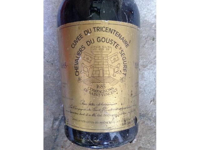 4 bouteilles de vin (1973 - 1985 - 2005 - 2007) - photo 3