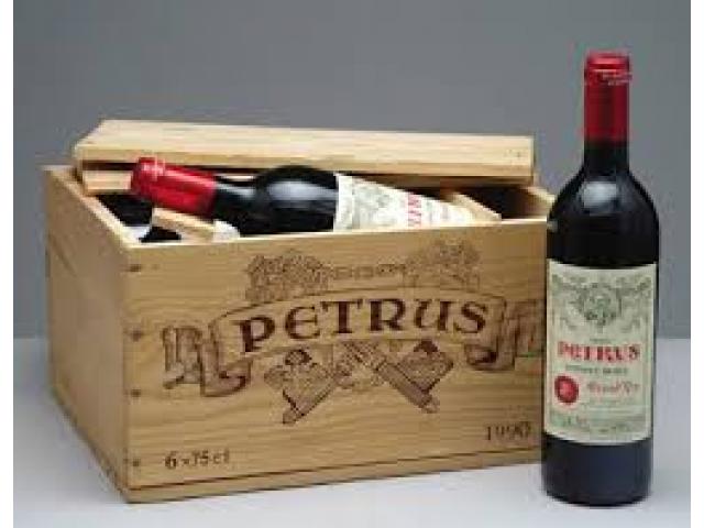 vend vins rouge petrus pomerol en caisse