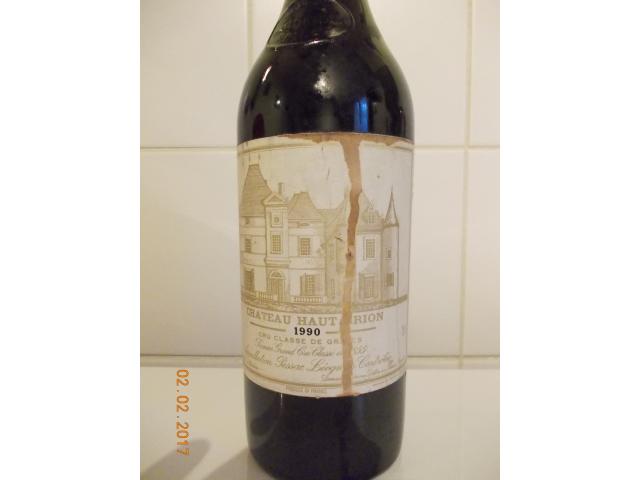 Vente bouteille Château Haut-Brion rouge 1990 - photo 2