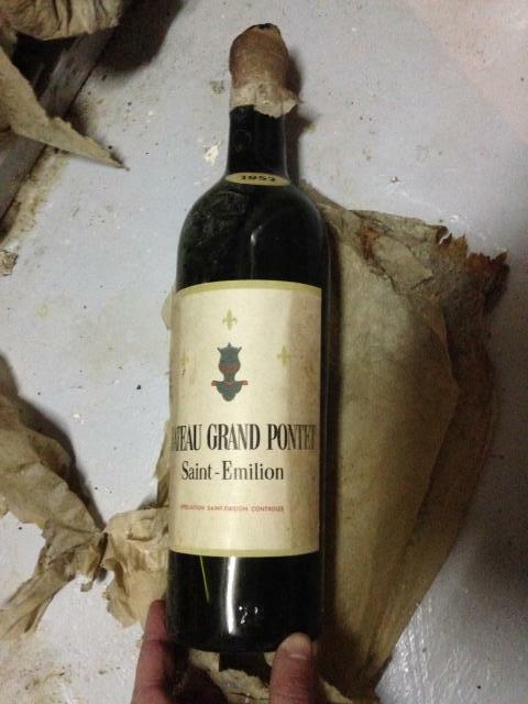 Chateau grand Pontet 1952 Saint Emilion