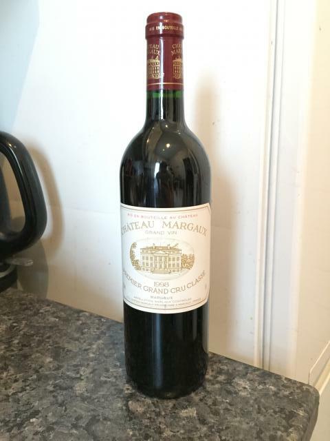 Château margaux 1er grand cru classé 1998