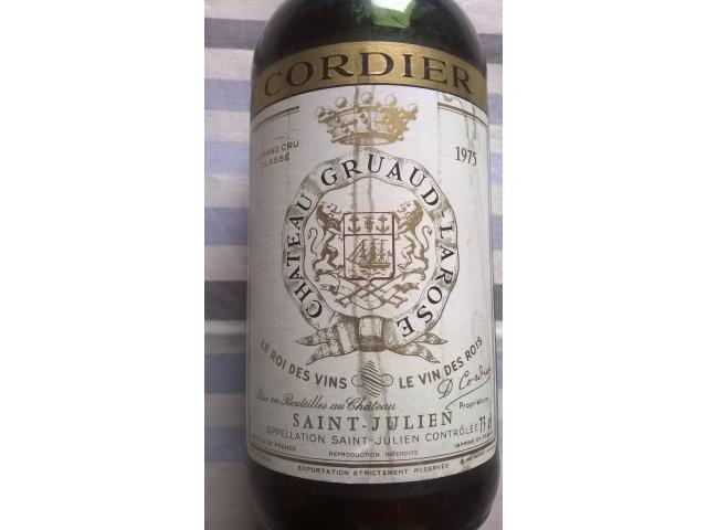 BORDEAUX Chateau GRUAUD-LAROSE CORDIER 1975