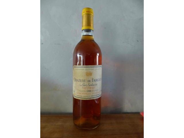 Sauternes Château de Fargues Lur- Saluces 1990