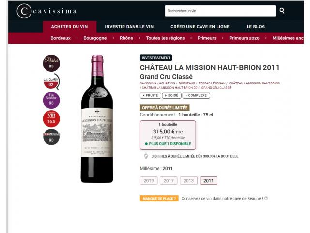 Château La Mission Haut-Brion 2011 Rouge