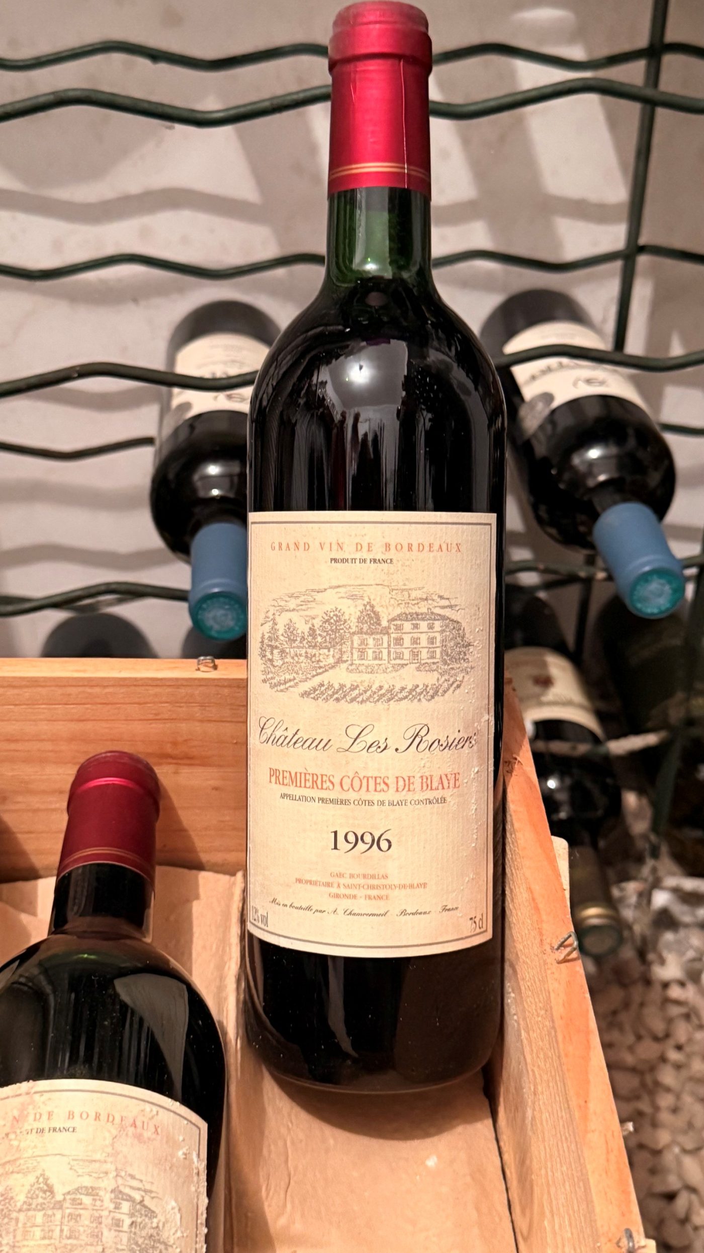 CHATEAU LES ROSIERS 1996 PREMIERS COTES DE BLAYE - photo 3