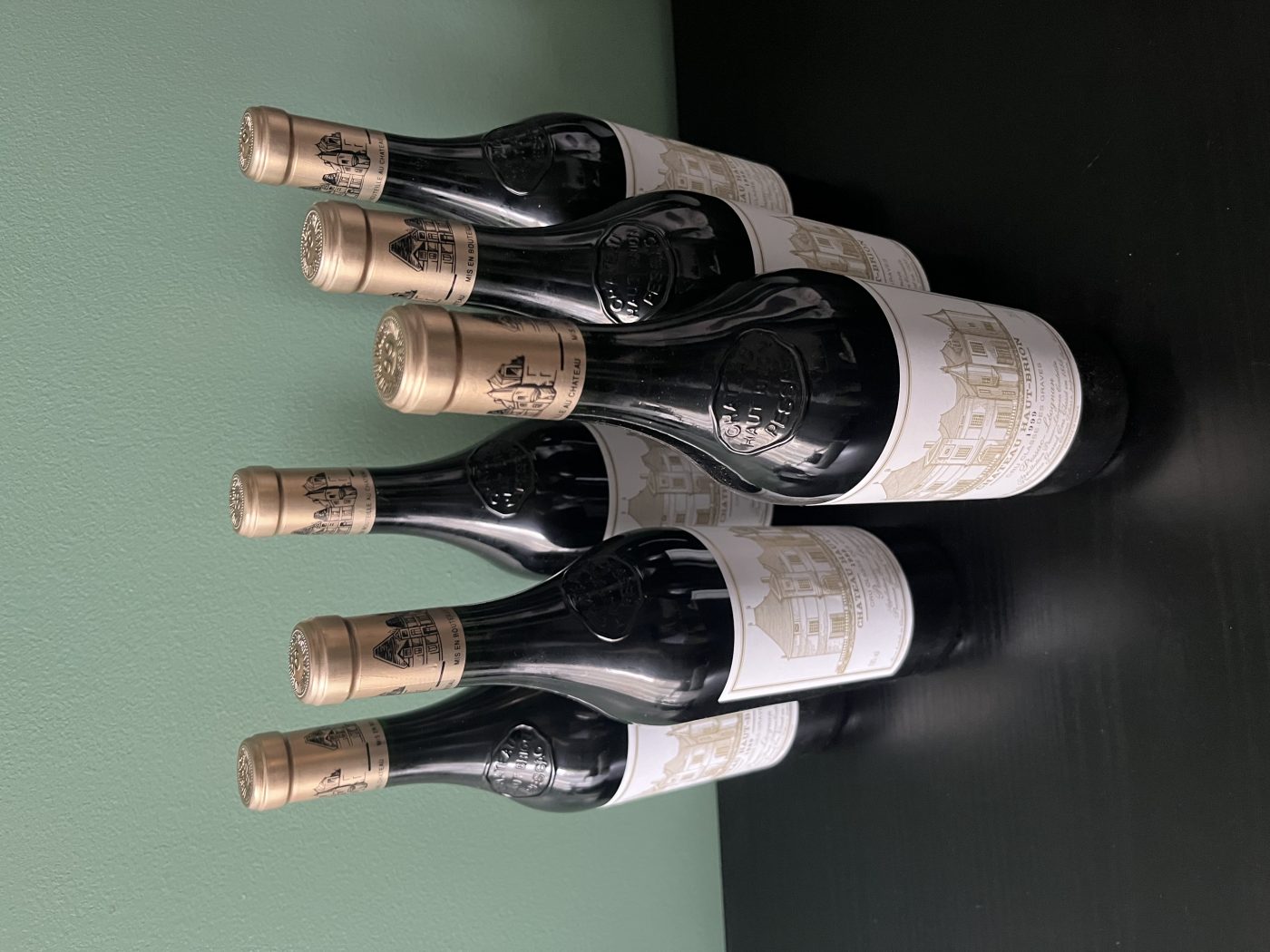 6 bouteille de Château Haut-Brion 1999