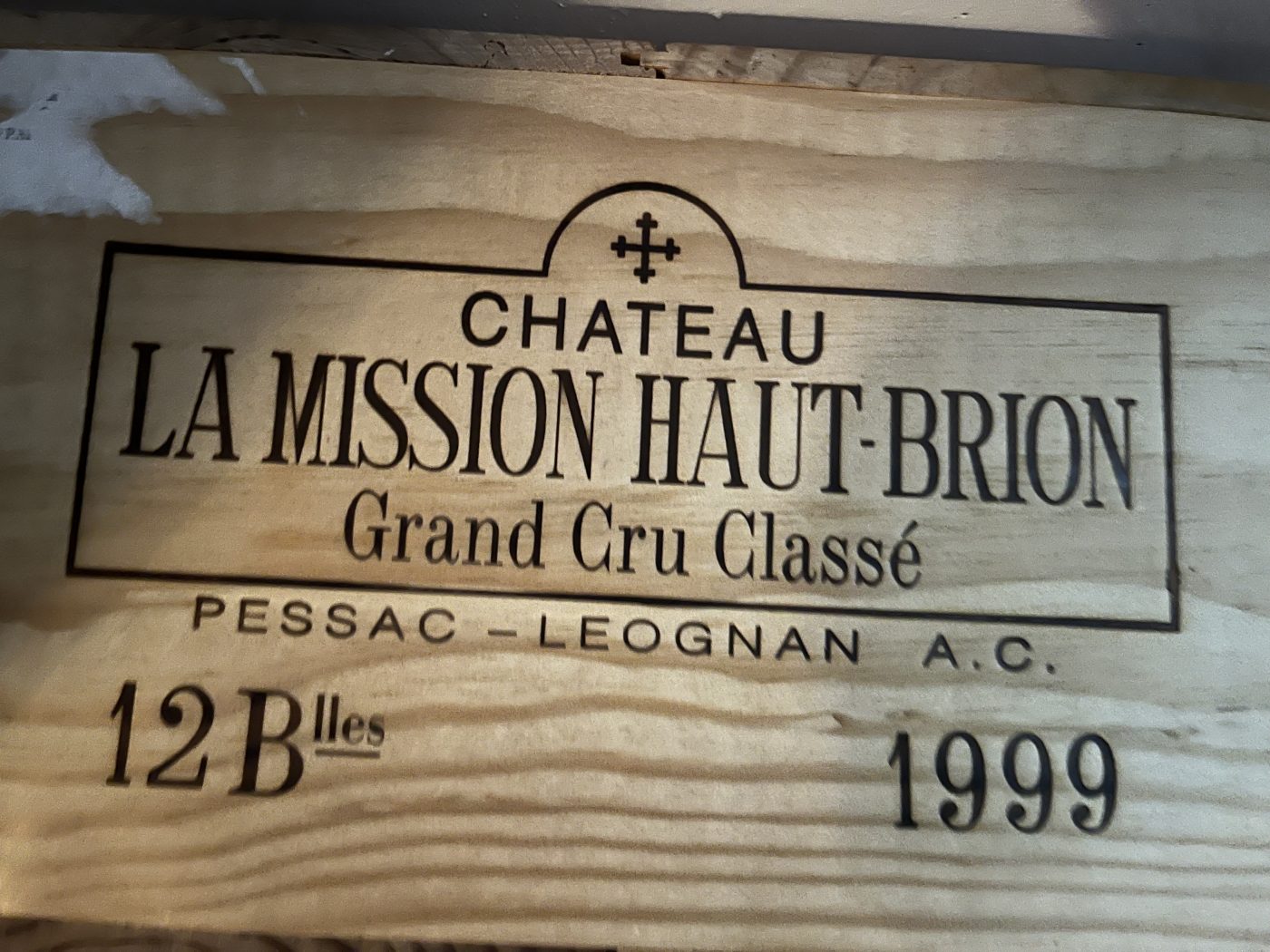 Caisse 12 bouteilles Mission Haut. Brion