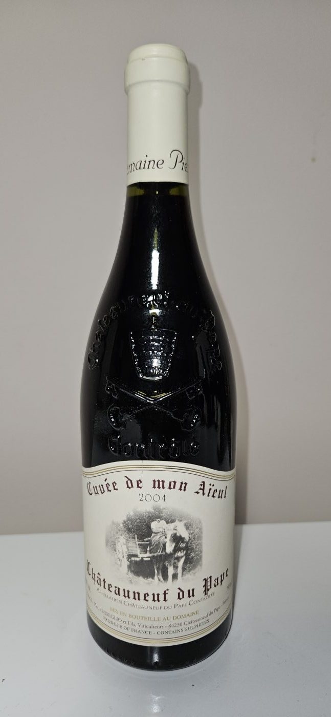 6 bouteilles Pierre Usseglio Cuvée de mon aieul 2004